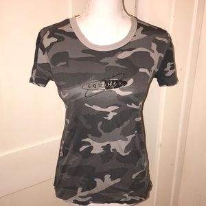 Distressed Equinox Camo Tee